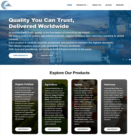 portfolio-Around Earth Exim